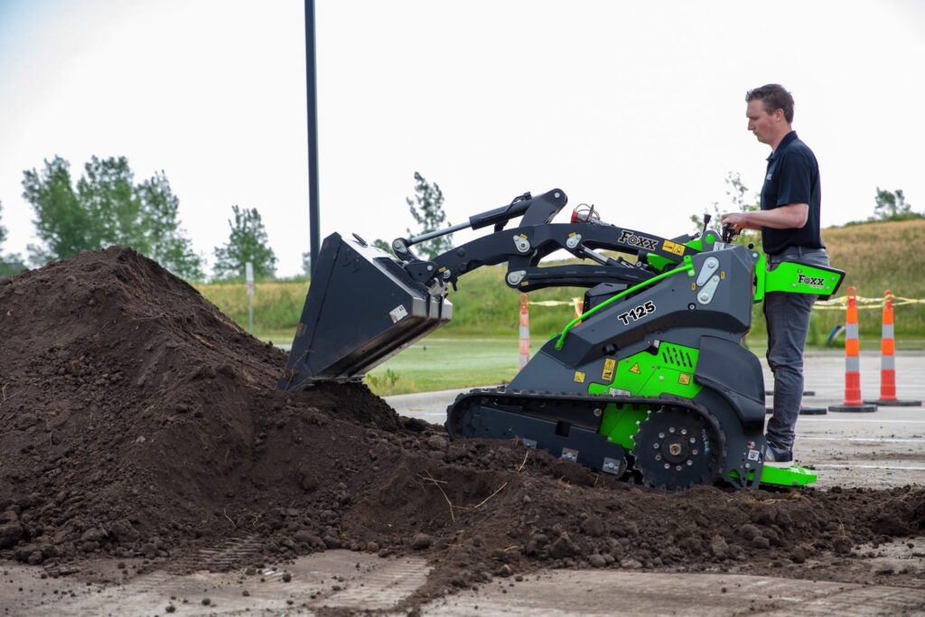 Man using T125 Foxx Loader